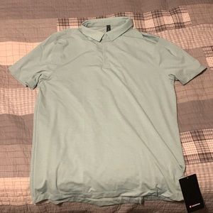 Green lulu lemon collared shirt
